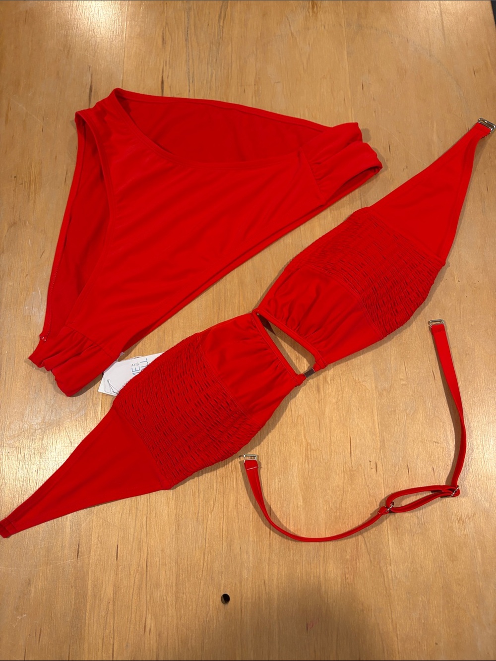 Time and Tru Red Women’s Bikini Set